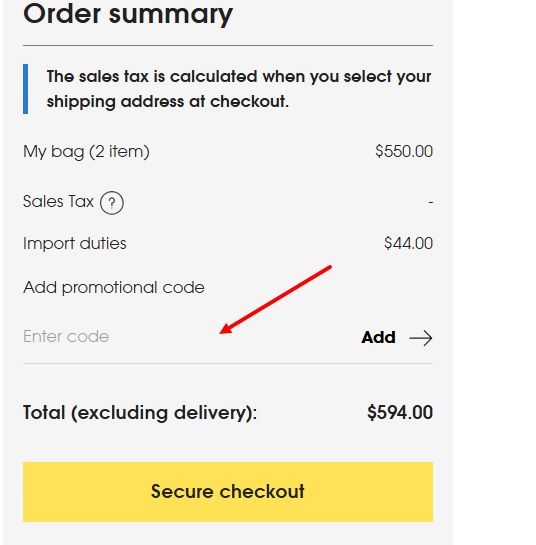 <i>“How to activate a Selfridges promo code”</i>